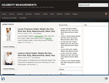 Tablet Screenshot of celebheightweight.com
